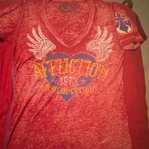 Affliction shirt L